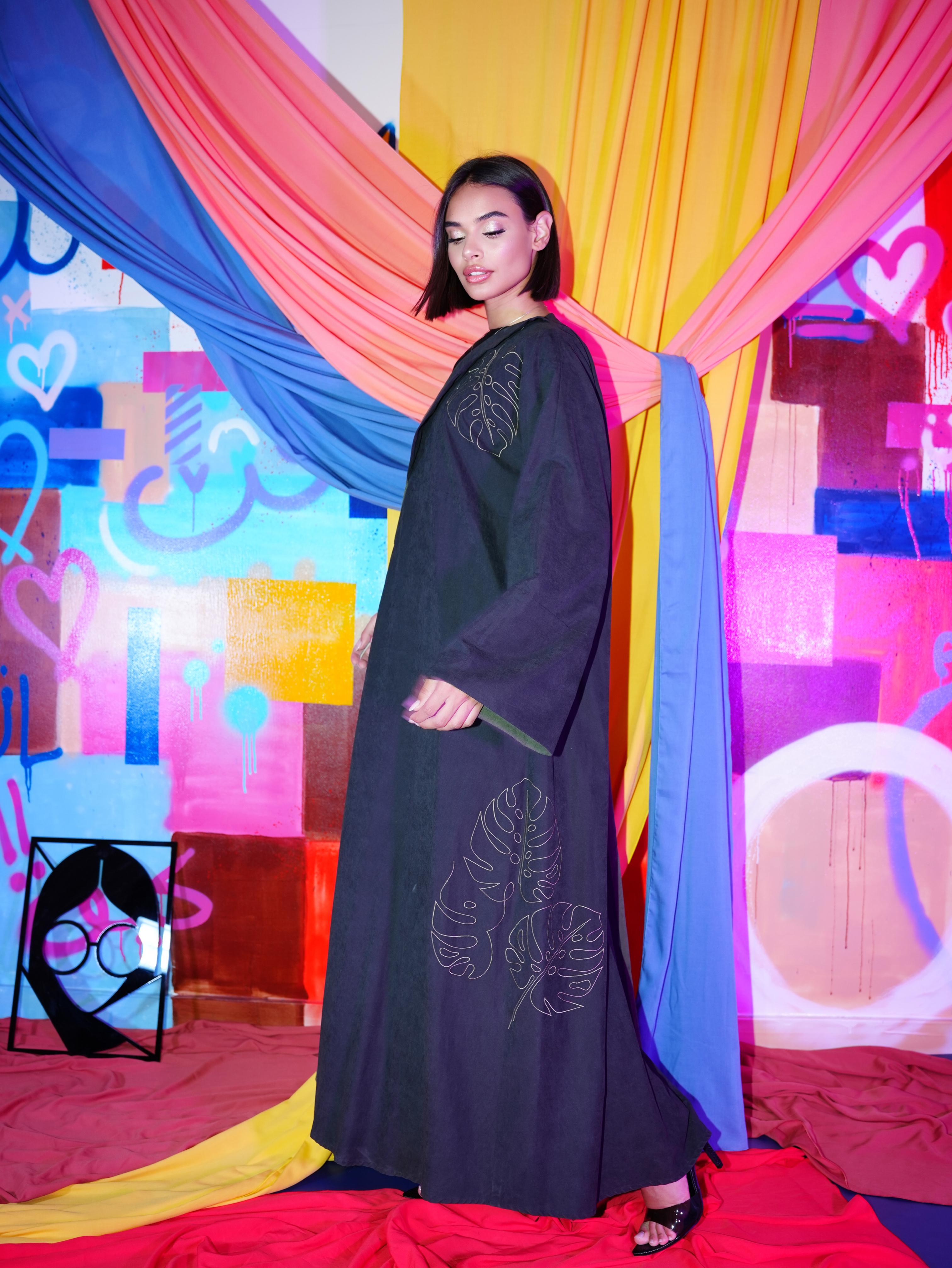 The Half & Half Leaf Abaya