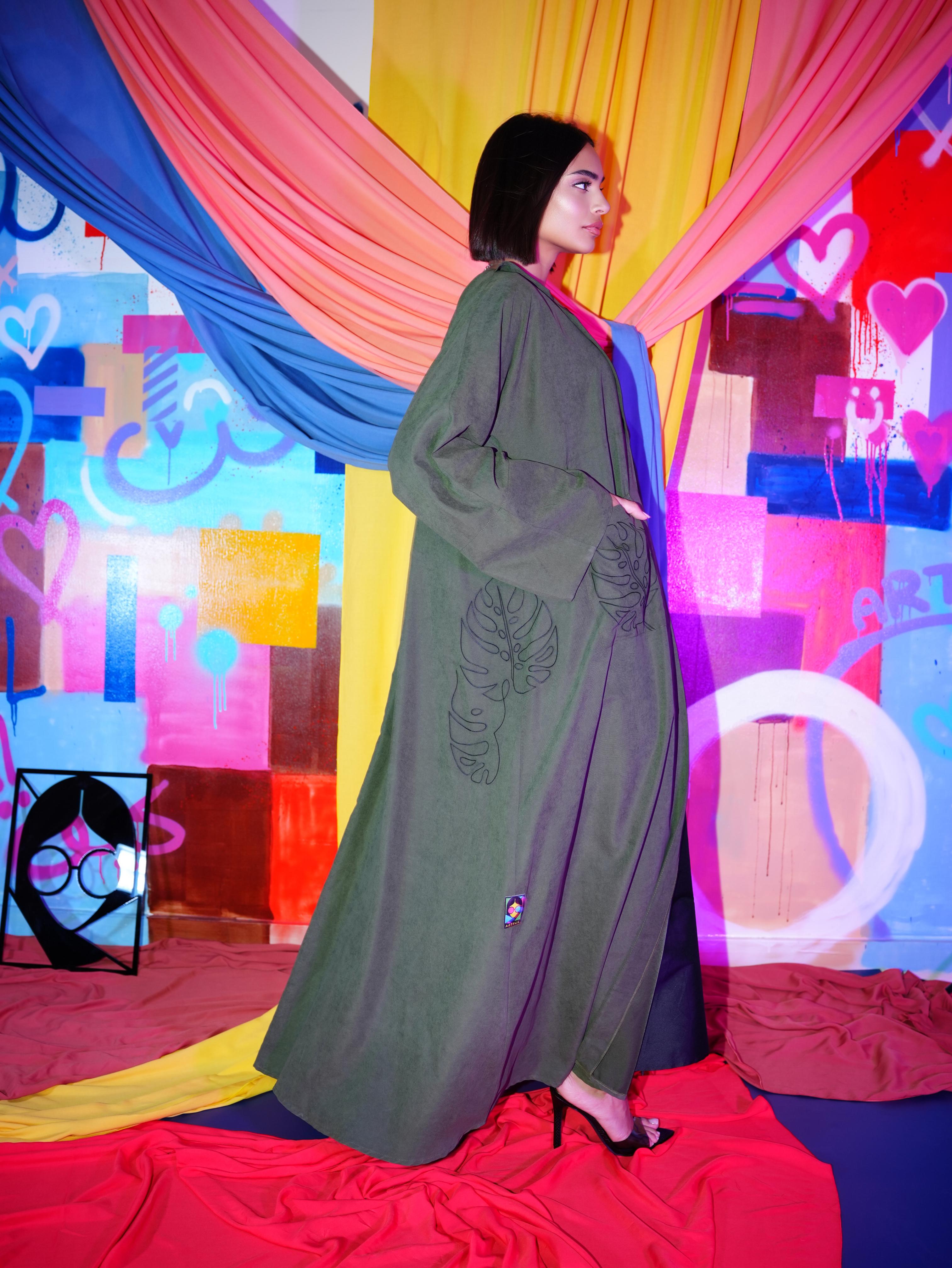 The Half & Half Leaf Abaya
