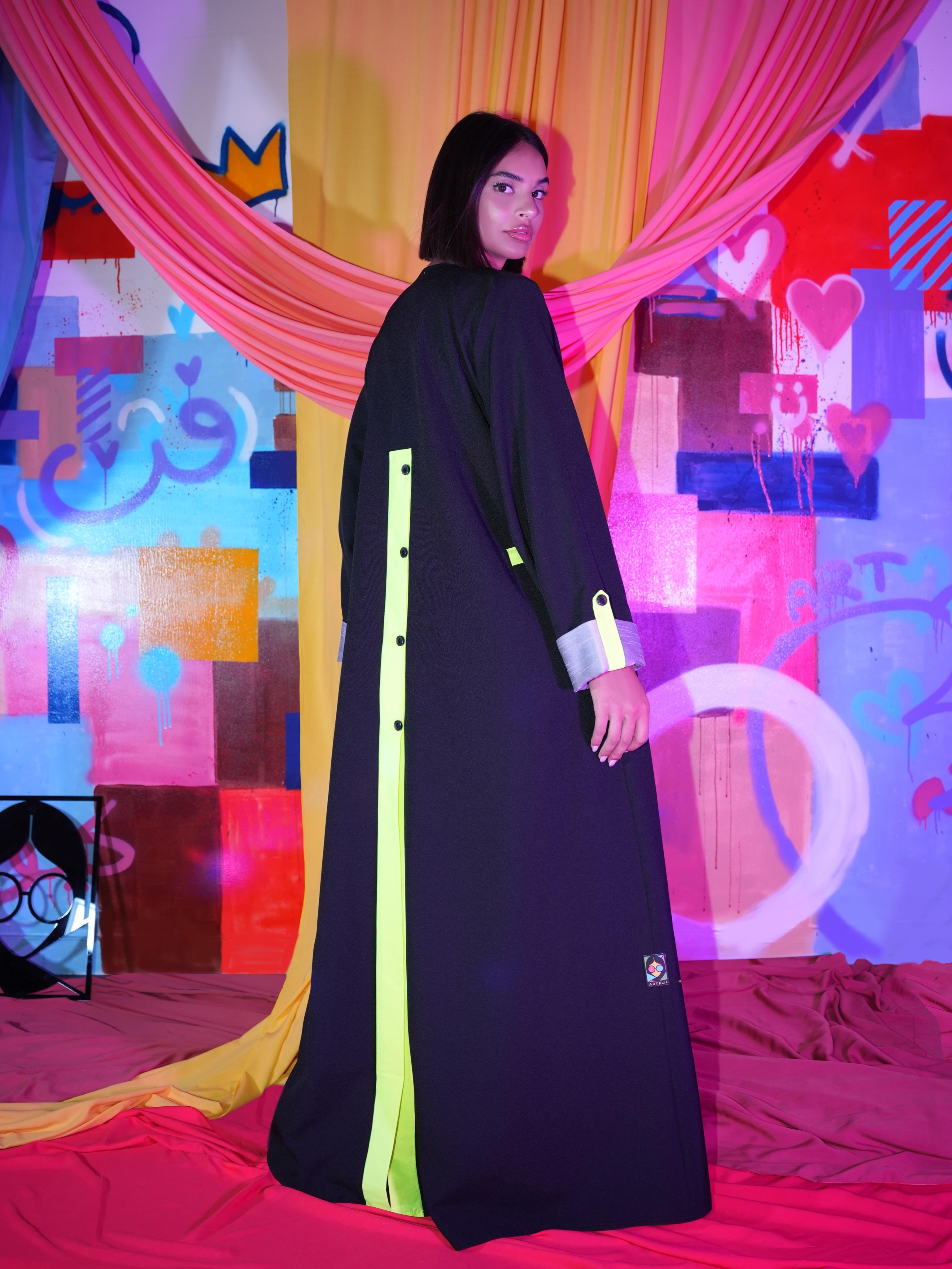 The Neon Pop Abaya
